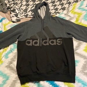 Adidas Large color block hoodie.